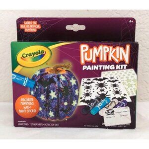 Crayola Pumpkin Painting Kit Halloween Decorate Pumpkins With Paint Sticks
